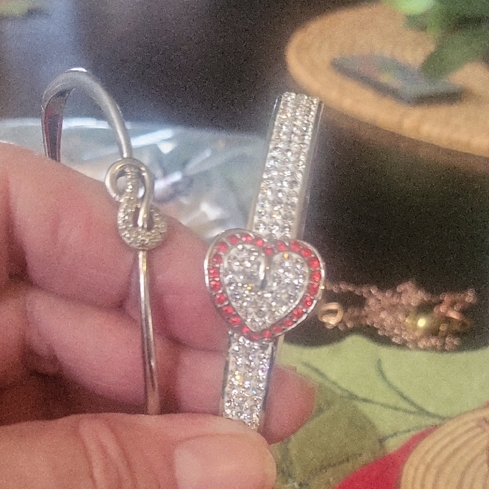 2 Beautiful Stainless Steel Bracelets
